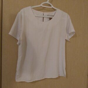 Notations White/Ivory Blouse (M)